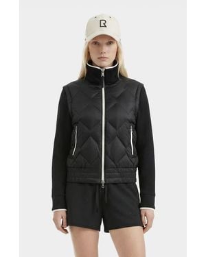 Rudsak Prisa Quilted Light Down Jacket With Removable Sleeves - Black