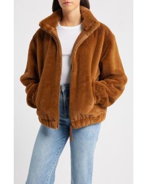 UGG Faux Fur Jacket - Brown
