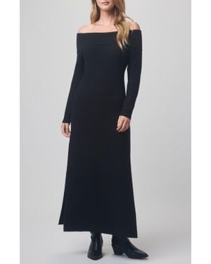 Splendid X @Cellajaneblog Over The Shoulder Sweater Dress - Blue