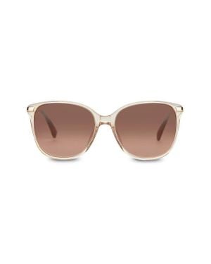 TOMS Sandela 55Mm Gradient Square Sunglasses - Brown