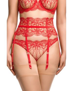Dita Von Teese Nom De Plume Suspender Belt - Pink