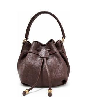 ROSZUAR Sienne Luxury Bucket Handbag - Brown