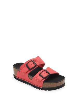 On Foot 1100 Naoshima Sandal - Red