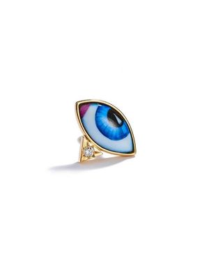 Lito Petit Single Stud Earring - Blue