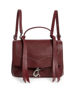 Rebecca Minkoff Medium Stella Convertible Leather Backpack - Purple