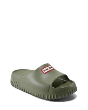 HUNTER Finn Slide Sandal - Green