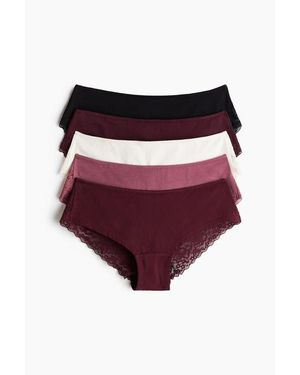 H&M 5-Pack Hipster Briefs - Red
