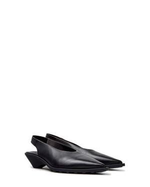 Camper Anita Slingback Pointed Toe Flat - Black