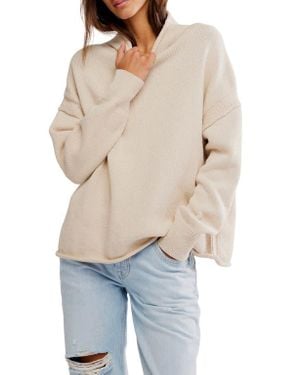 Free People Torres Turtleneck Sweater - Blue