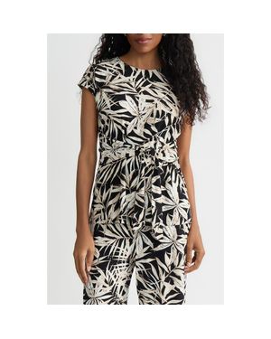 Kasper Dolman Sleeve Top - Black