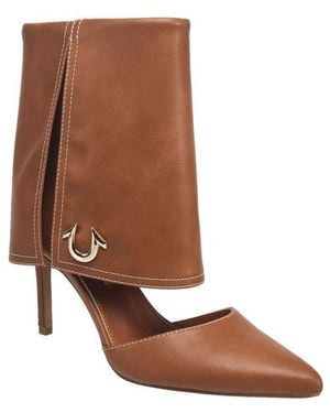 TRUE RELIGION Her Foldover Cuff Heel - Brown
