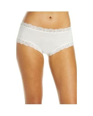 Fleur't Iconic High Waist Boyshorts - White