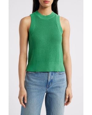 525 America Demi Cotton Sweater Vest - Green