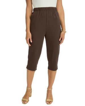 Jessica London Soft Ease Capri - Brown