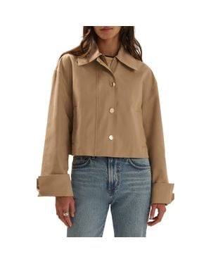 FAVORITE DAUGHTER The Rue Cropped Trench - Brown