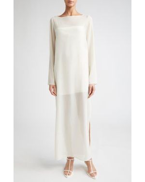 GIA STUDIOS Áo Dài Dress - White