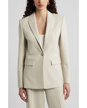 Nordstrom The Ingrid Classic Fit Blazer - Natural