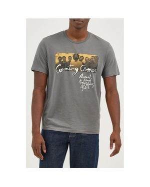 Wrangler Counting Crows Graphic T-Shirt - Gray