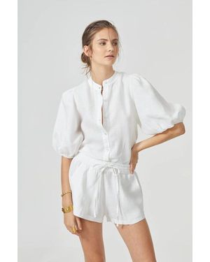 Lanhtropy Bubble Linen Shirt - Black