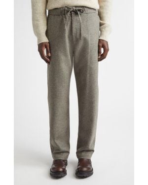De Bonne Facture Lounge Merino Wool Pants - Gray