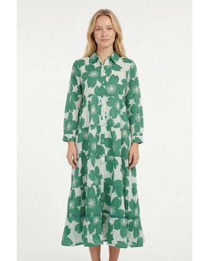 Ro's Garden Jinette Maxi Dress - Green