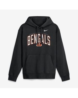 Nike Cincinnati Bengals Expect Victory Club Fleece Pullover Hoodie - Black