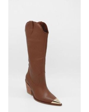 Stivali New York Raffinata Knee-High 2-In-1 Convertible Boots - Brown