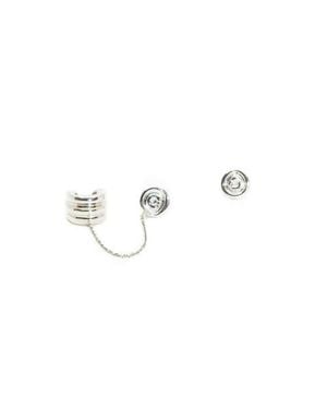 Fry Powers Sun Powers Ear Chain Stud Earrings - White