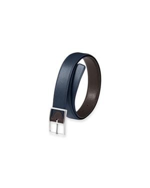 Paul Fredrick Anderson Reversible Belt - Blue
