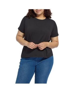 Lyssé Perfect Box Cut T-Shirt - Black
