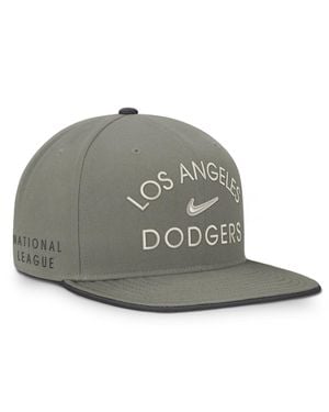 Nike Los Angeles Dodgers Pro Dri-Fit Snapback Hat - Gray
