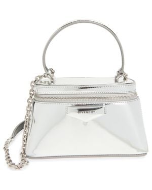 Givenchy Antigona Vanity Leather Handbag - Gray