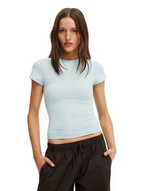 Cotton On Hold Me Short Sleeve Crew Neck - White