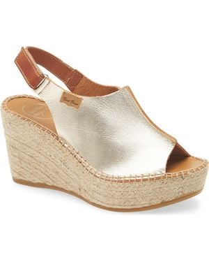 Toni Pons 'Lugano' Espadrille Wedge Sandal - Metallic