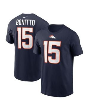 Nike Nik Bonitto Denver Broncos Player Name & Number T-Shirt - Blue