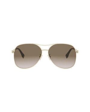 Fendi Graphy 61Mm Gradient Pilot Sunglasses - Multicolor