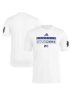 adidas Seattle Sounders Fc 2025 Archive Collection Jersey Hook T-Shirt - White