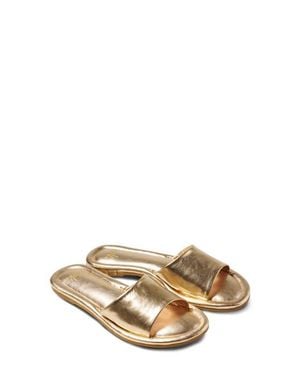 Beek Songlark Slide Sandal - Metallic