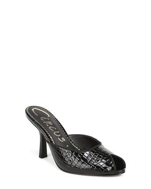 Circus by Sam Edelman Glenda Peep Toe Slide Sandal - Black
