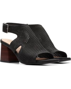 Clarks peep toe booties clearance