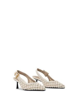 AllSaints Slingback Kitten Heel Pump - White