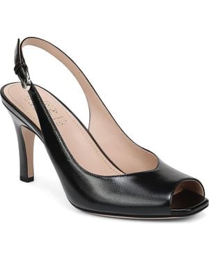 27 EDIT Naturalizer Alexa Peep Toe Slingback Pump - Black