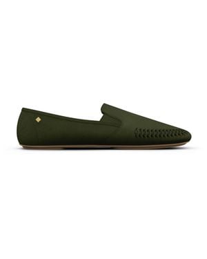 Rivieras Jazz Suede Slip-On Moccasin - Green