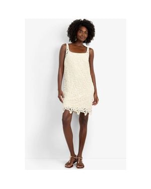 Trina Turk Aspire Lace Cotton Dress - Natural