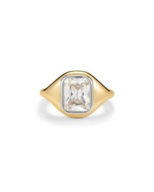 Luv Aj Le Palais Cubic Zirconia Statement Ring - Metallic