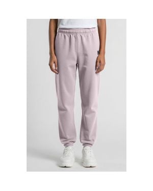 Alix Butterfly Midweight Relaxed Fleece Track Pants - Pink
