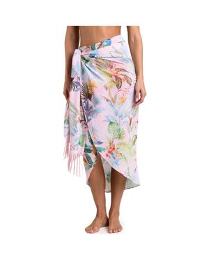 L'Agence Palm Colorful Cover-Up Pareo - Multicolor