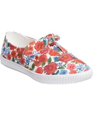 Comfortview The Anzani Canvas Slip On Sneaker - Pink