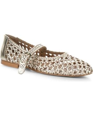 Bos. & Co. Wilda Mary Jane Flat - Natural