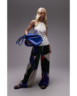 TOPSHOP Halter Top - Blue